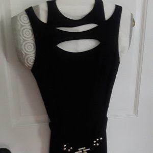 Black Party Cut-out mini dress